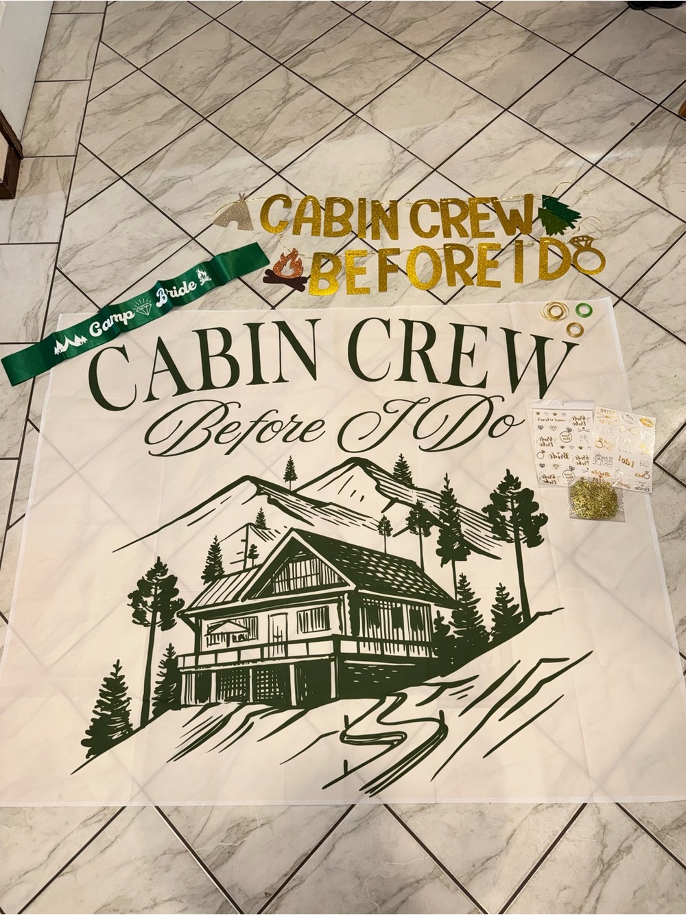 Bachelorette Party Decorations “Cabin Crew Before I Do”
